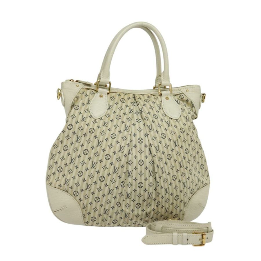 【日本直送】路易威登 Monogram Mini Lin Croisette Marina 小號包米色 M95494 正品 125591-0