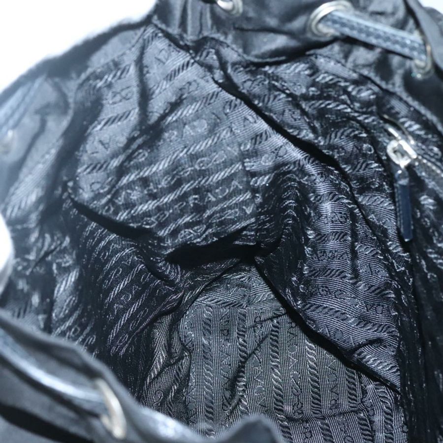 【日本直送】PRADA 單肩包 尼龍 黑色 銀色 正品 125573-19