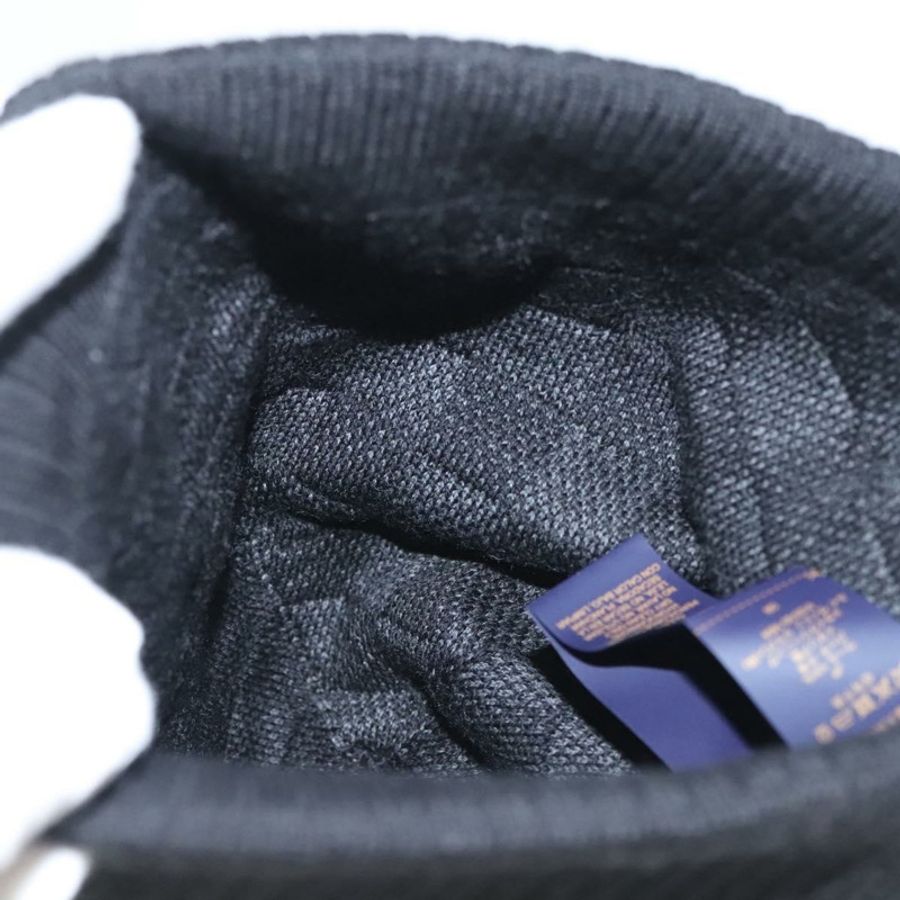 【日本直送】路易威登針織布料毛線帽 Neopti Damier 羊毛黑 M77983 正品 SW875-8