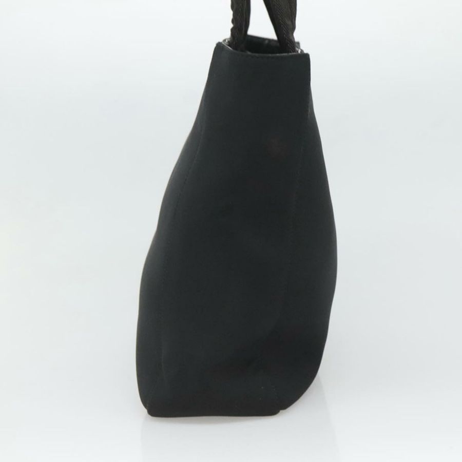 【日本直送】PRADA 運動帆布手袋 黑色 銀色 正品 SW787-3