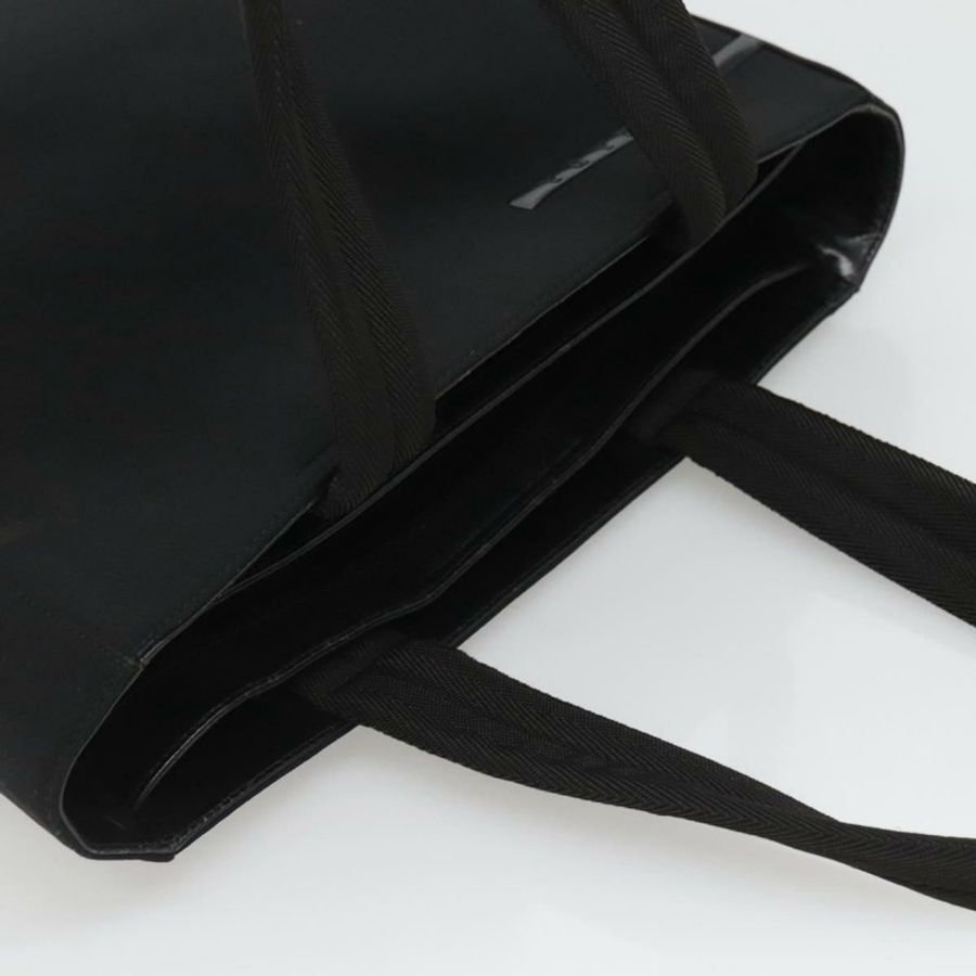 【日本直送】PRADA 運動帆布手袋 黑色 銀色 正品 SW787-5