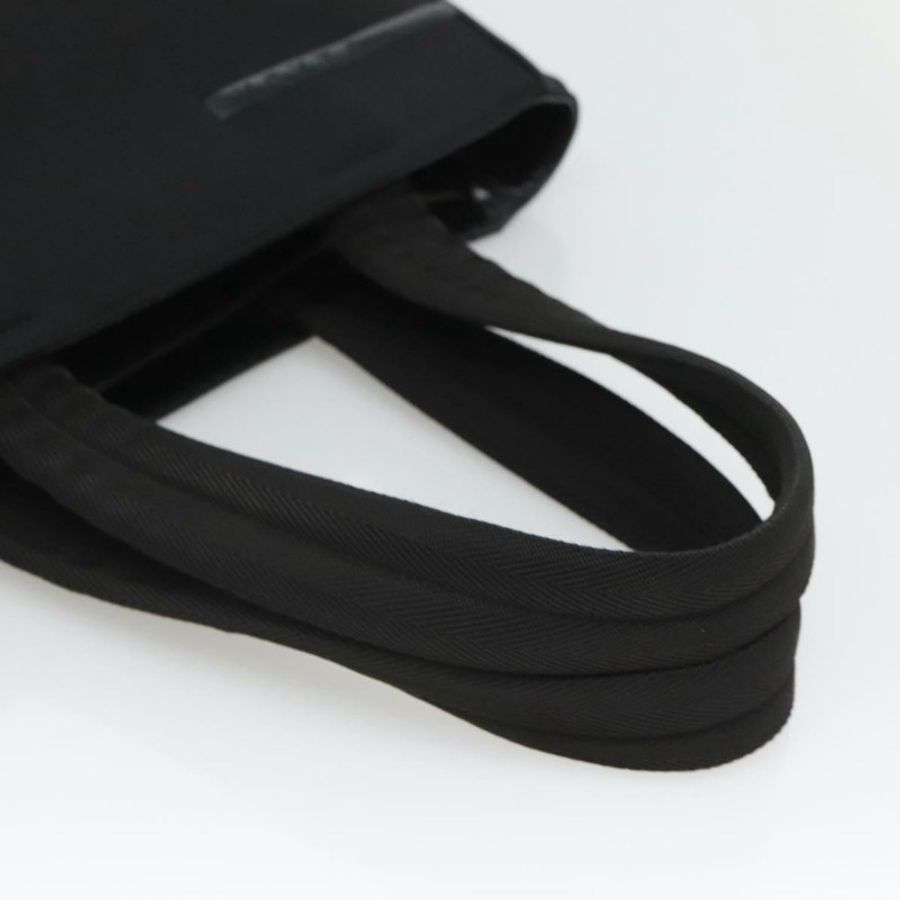 【日本直送】PRADA 運動帆布手袋 黑色 銀色 正品 SW787-6