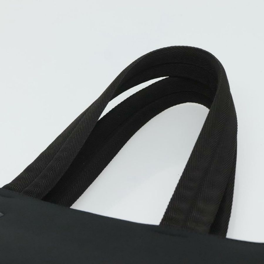 【日本直送】PRADA 運動帆布手袋 黑色 銀色 正品 SW787-13