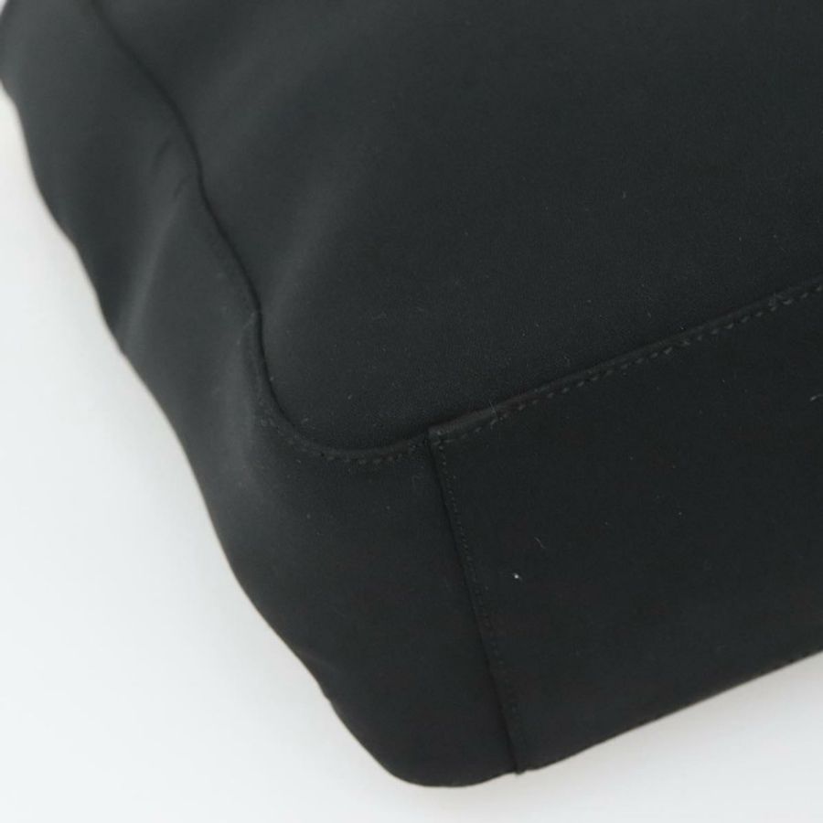 【日本直送】PRADA 運動帆布手袋 黑色 銀色 正品 SW787-14