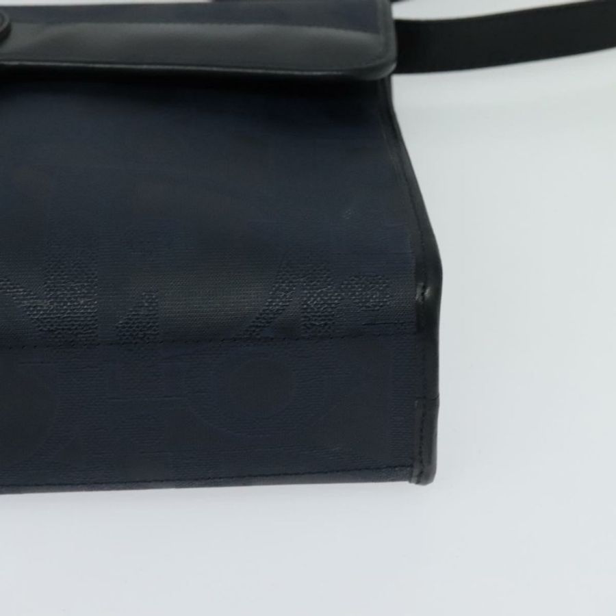 【日本直送】Christian Dior Trotter帆布肩背包 PVC海軍藍金色 正品 ep9088-13