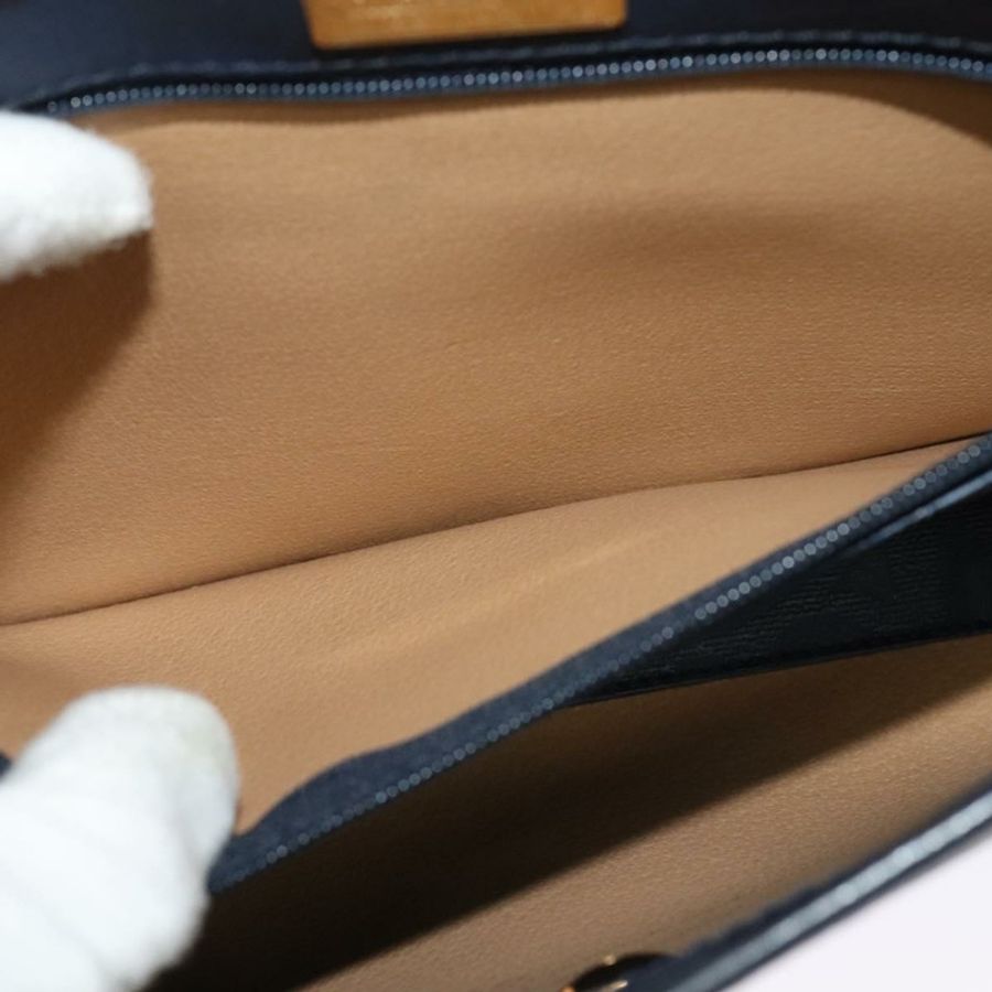 【日本直送】Christian Dior Trotter帆布肩背包 PVC海軍藍金色 正品 ep9088-19