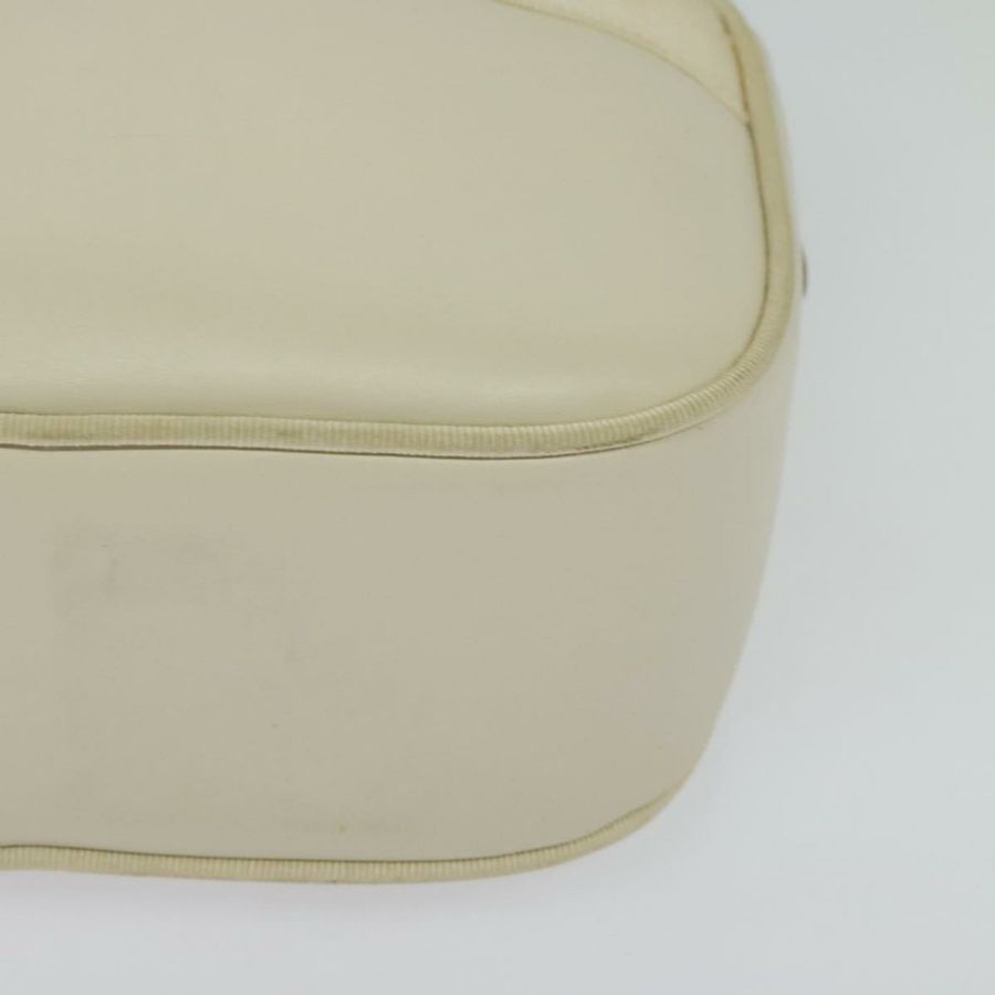 【日本直送】Salvatore Ferragamo Vala 單肩包 皮革 白色 金色 正品 ep9145-13