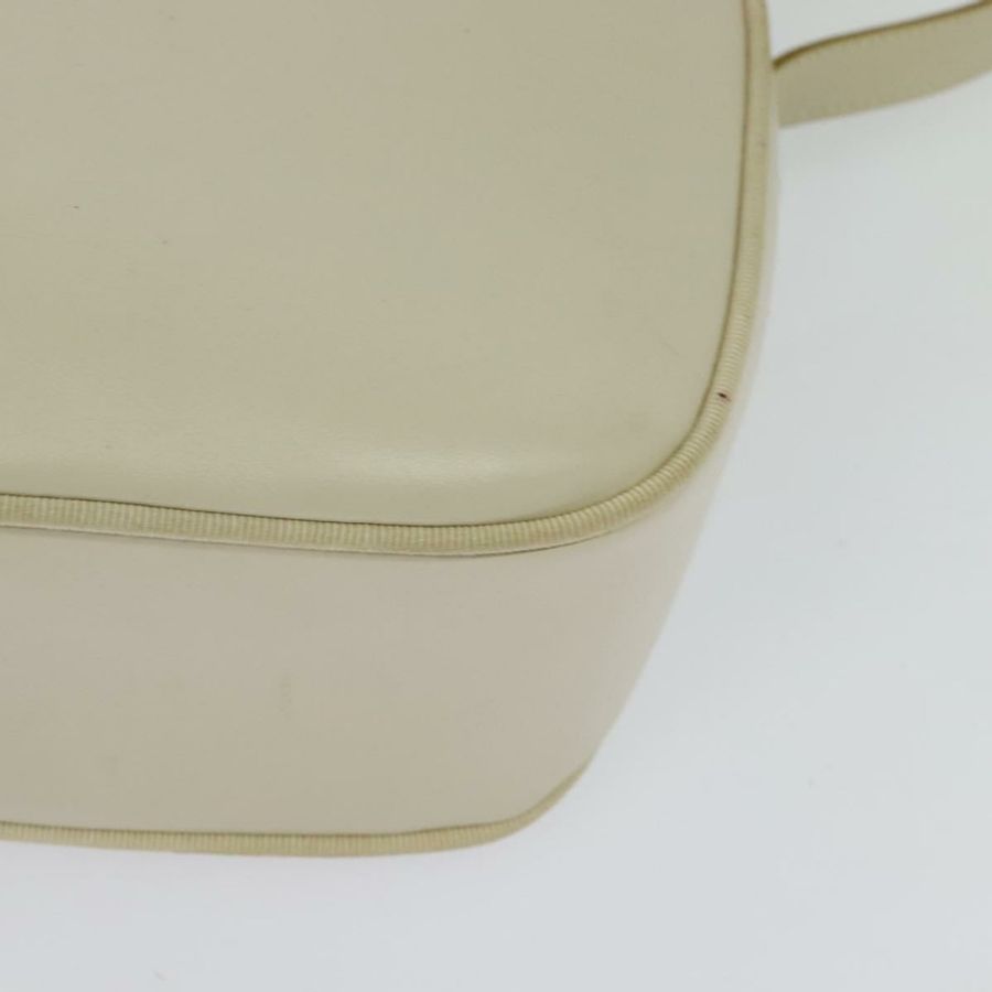 【日本直送】Salvatore Ferragamo Vala 單肩包 皮革 白色 金色 正品 ep9145-15