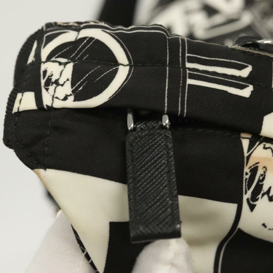 【日本直送】PRADA 單肩包 尼龍 黑色 銀色 正品 125913-20