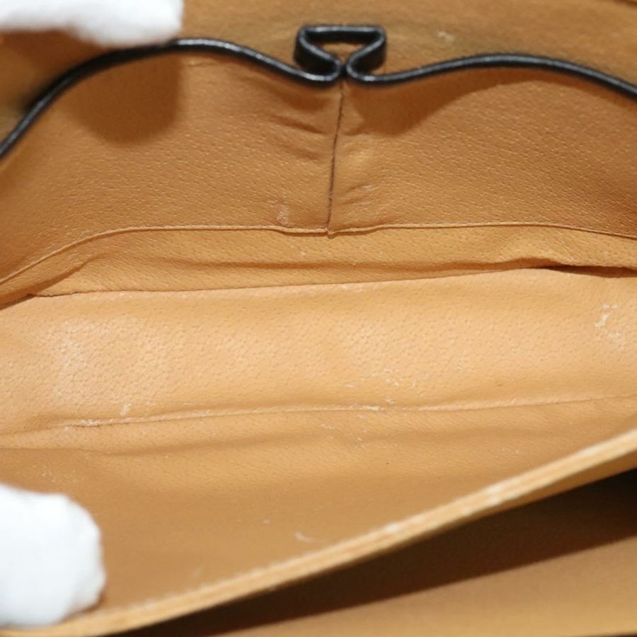 【日本直送】CELINE 手提包 皮革 2way 黑色 金色 Auth 125900-10