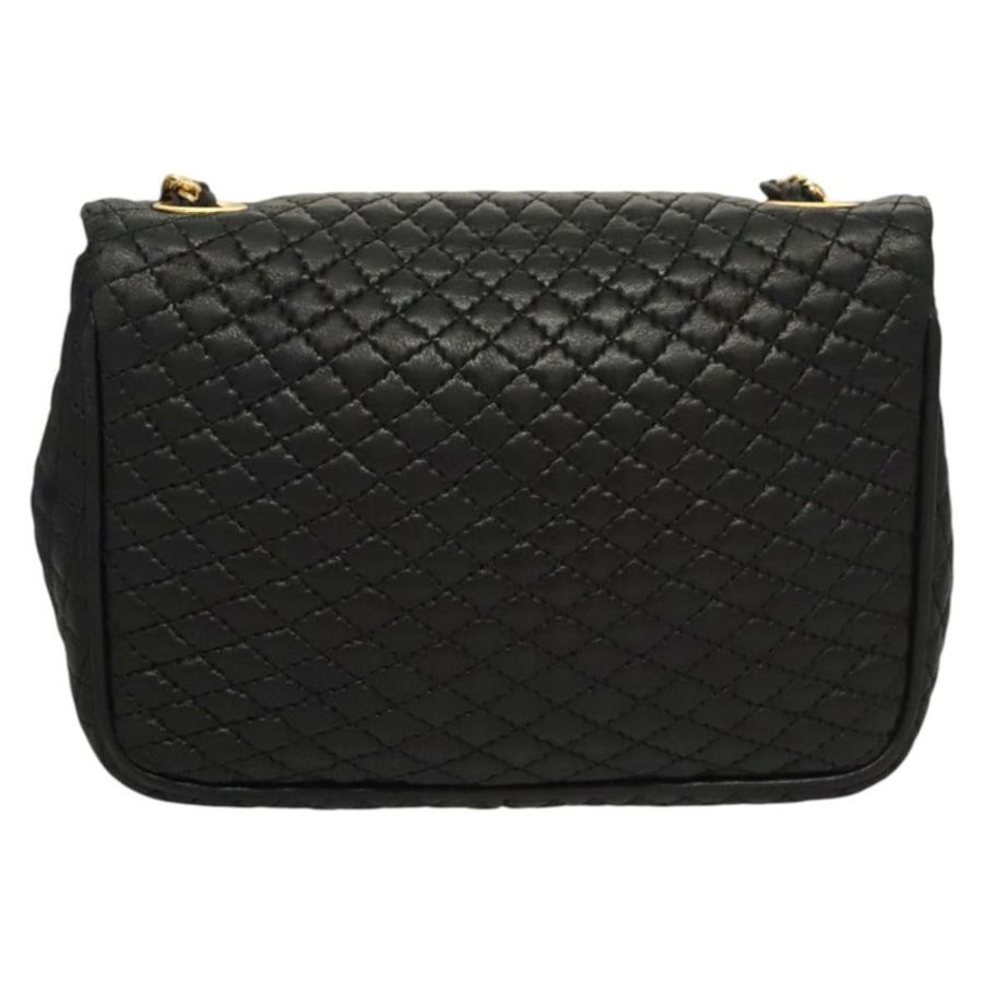 【日本直送】BALLY 鏈條單肩包 皮革 黑色 金色 正品 125935-1