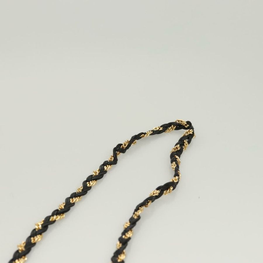 【日本直送】BALLY 鏈條單肩包 皮革 黑色 金色 正品 125935-7