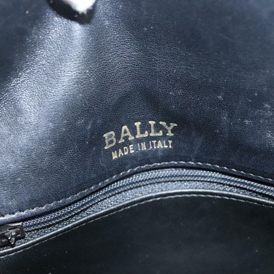 【日本直送】BALLY 鏈條單肩包 皮革 黑色 金色 正品 125935-16