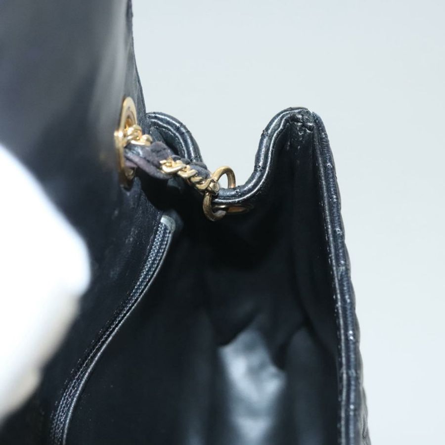 【日本直送】BALLY 鏈條單肩包 皮革 黑色 金色 正品 125935-17