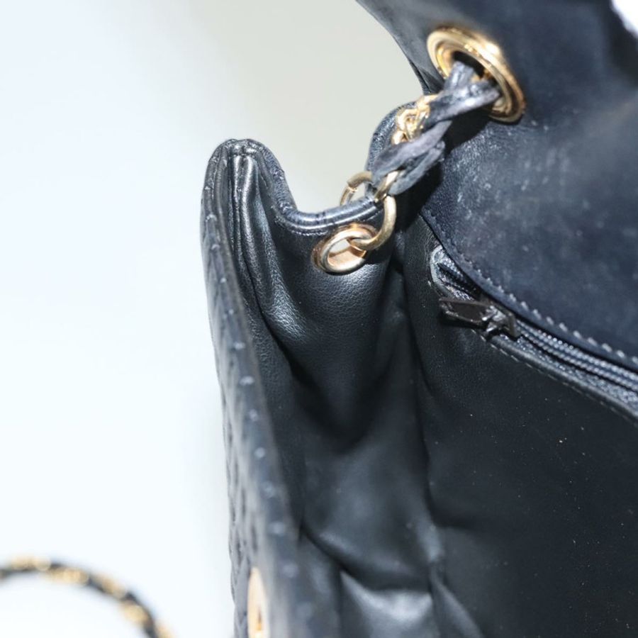 【日本直送】BALLY 鏈條單肩包 皮革 黑色 金色 正品 125935-18
