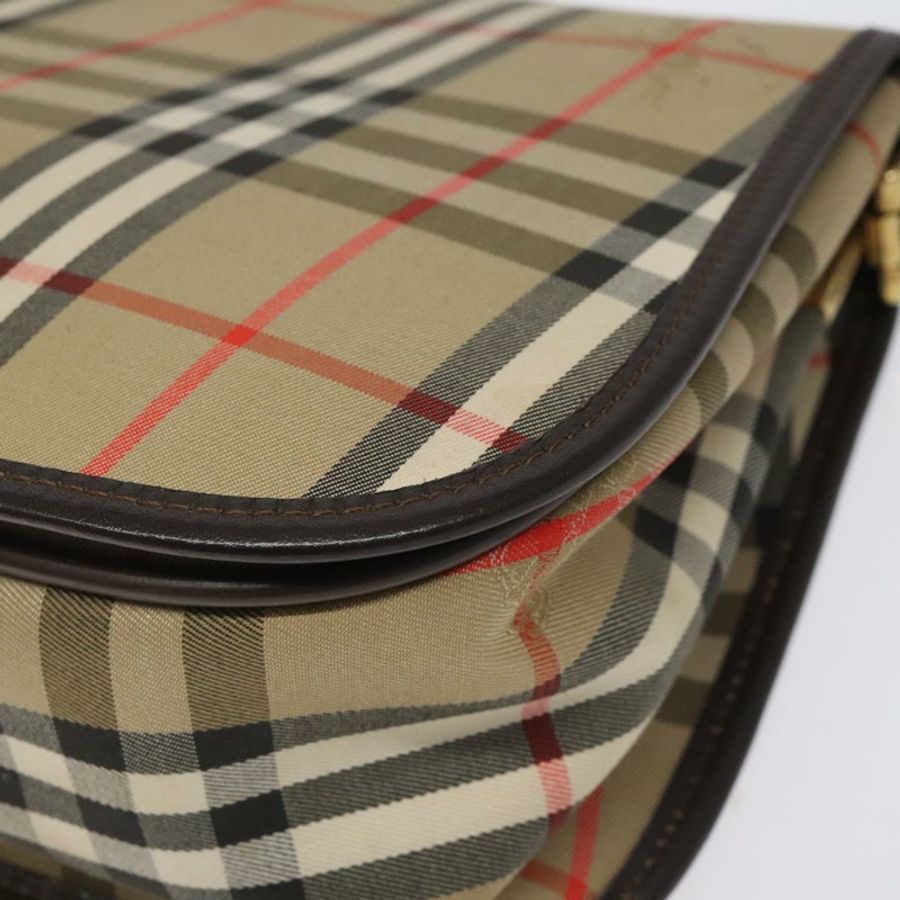 【日本直送】Burberrys Nova Check 單肩包 帆布 米色 金色 正品 am8546-8