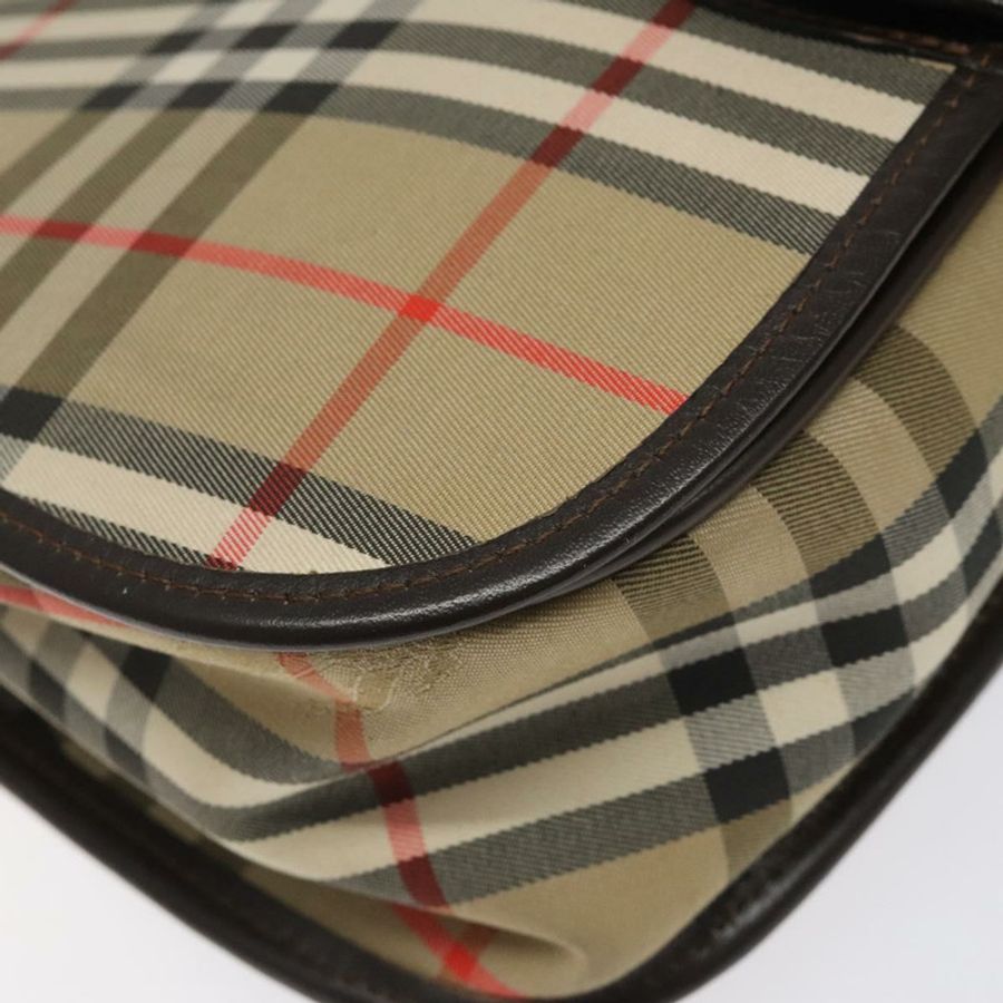 【日本直送】Burberrys Nova Check 單肩包 帆布 米色 金色 正品 am8546-13
