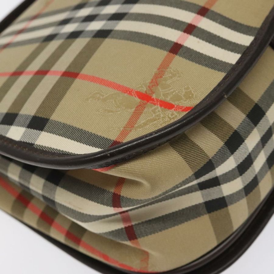 【日本直送】Burberrys Nova Check 單肩包 帆布 米色 金色 正品 am8546-15
