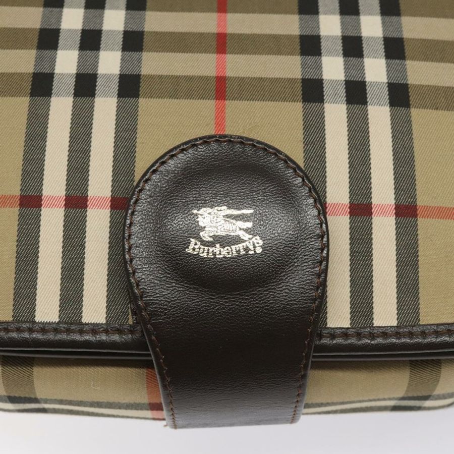 【日本直送】Burberrys Nova Check 單肩包 帆布 米色 金色 正品 am8546-16