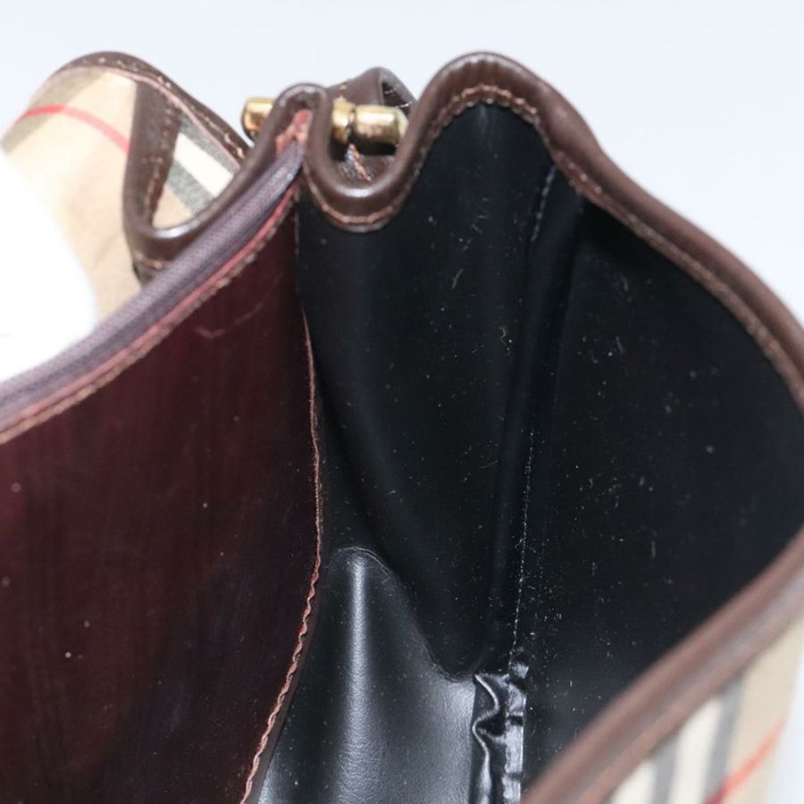 【日本直送】Burberrys Nova Check 單肩包 帆布 米色 金色 正品 am8546-17