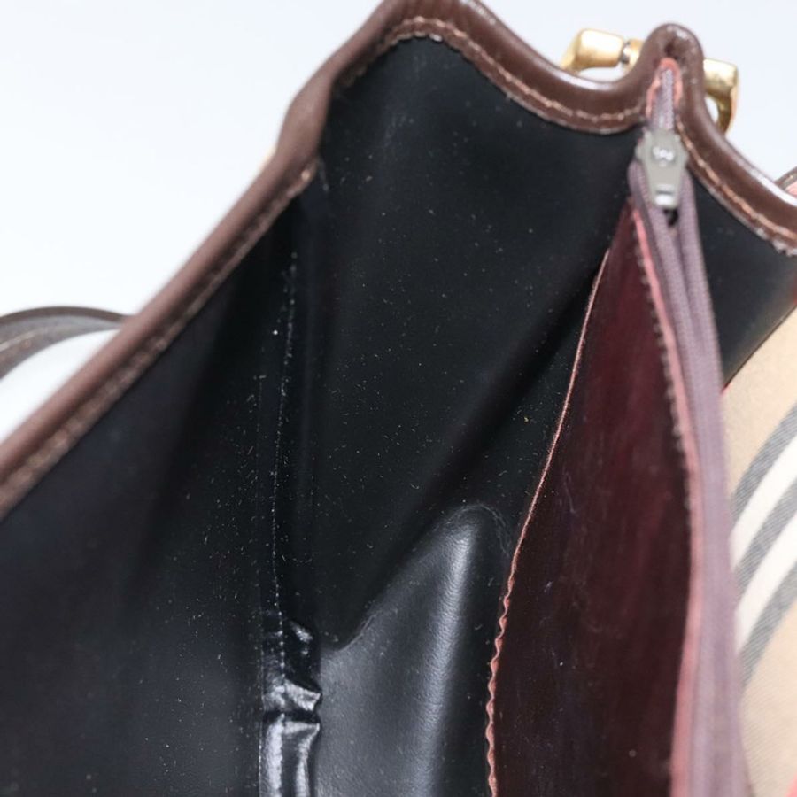 【日本直送】Burberrys Nova Check 單肩包 帆布 米色 金色 正品 am8546-18