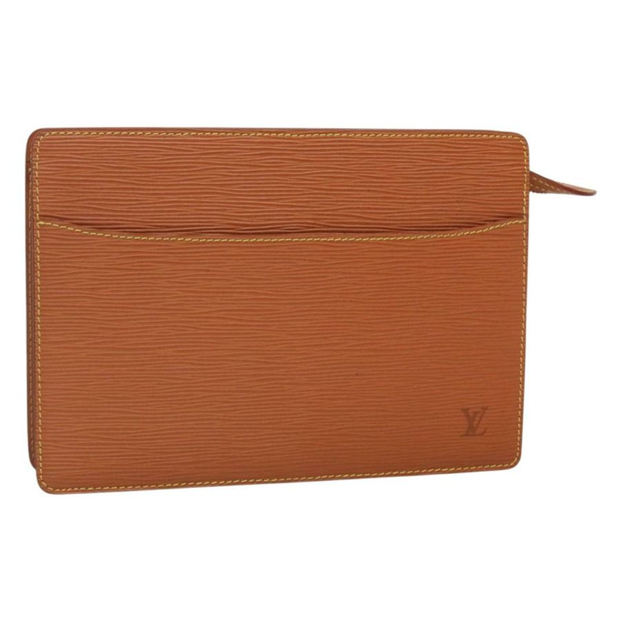【日本直送】路易威登 Epi Pochette Homme 手拿包 Zipangu 金色 M52528 LV 正品 121092-0