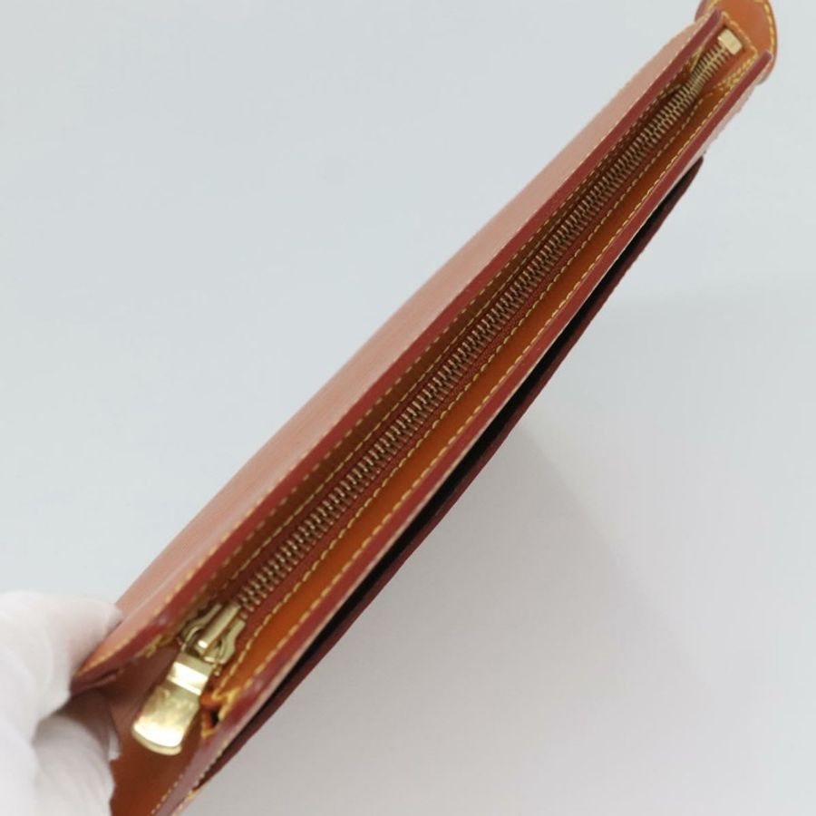 【日本直送】路易威登 Epi Pochette Homme 手拿包 Zipangu 金色 M52528 LV 正品 121092-4