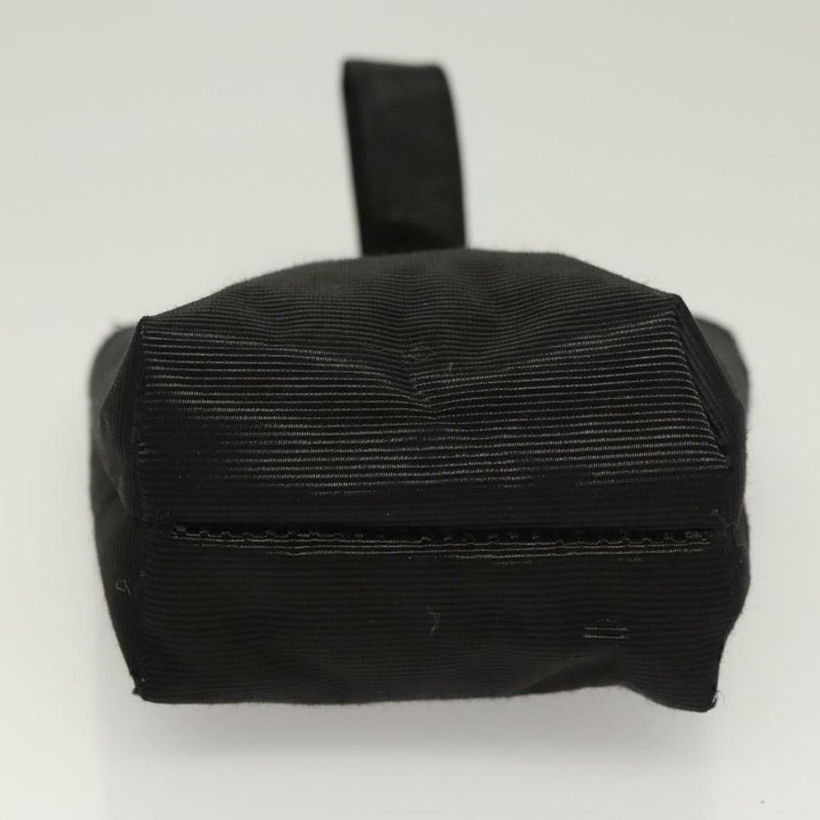 【日本直送】CELINE 黑色金色尼龍手拿包 Auth 121116-4