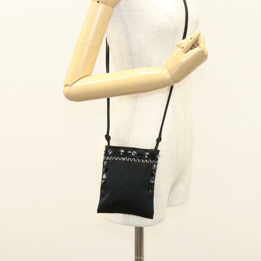 【日本直送】PRADA 單肩包 尼龍 黑色 銀色 正品 118631-18