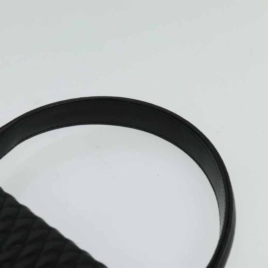 【日本直送】BALLY 絎縫手提包 皮革 黑色 金色 正品 BA3175-7