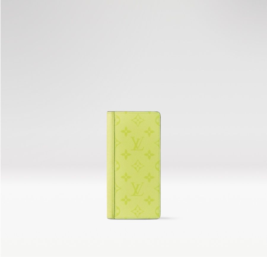 全新 日本限定 Louis Vuitton 路易威登Lv 長夾 對開長夾 錢包 檸檬黃-0