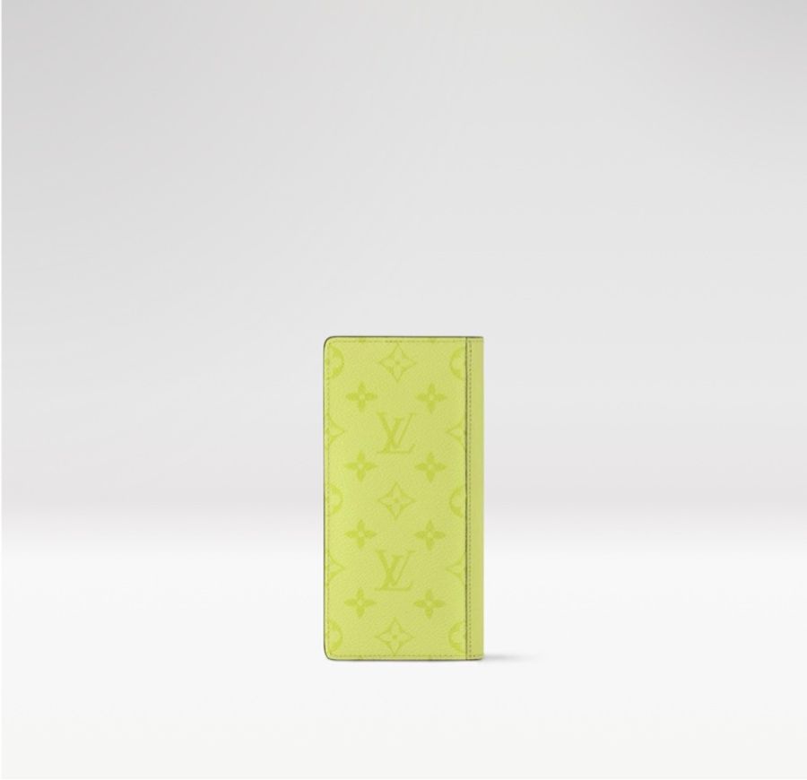 全新 日本限定 Louis Vuitton 路易威登Lv 長夾 對開長夾 錢包 檸檬黃-3