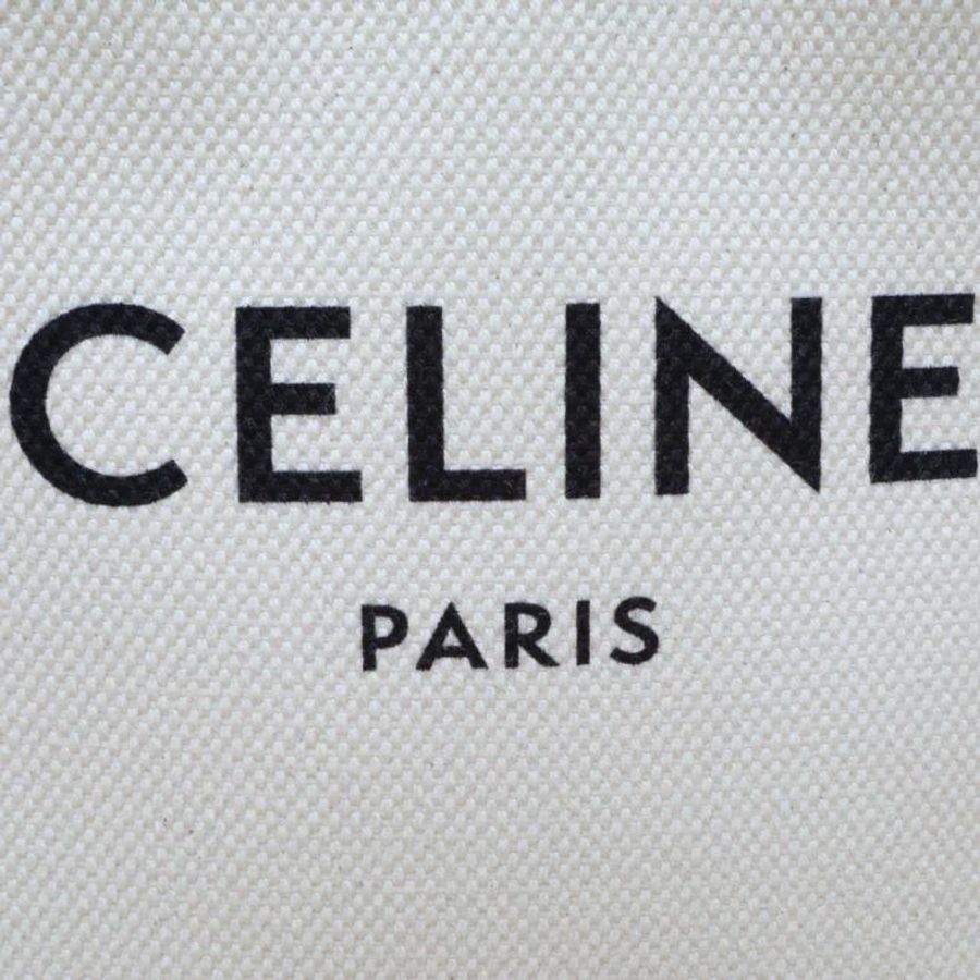 CELINE(思琳) CABAS 標誌印花豎款手袋 迷你 金棕色 /帆布-5