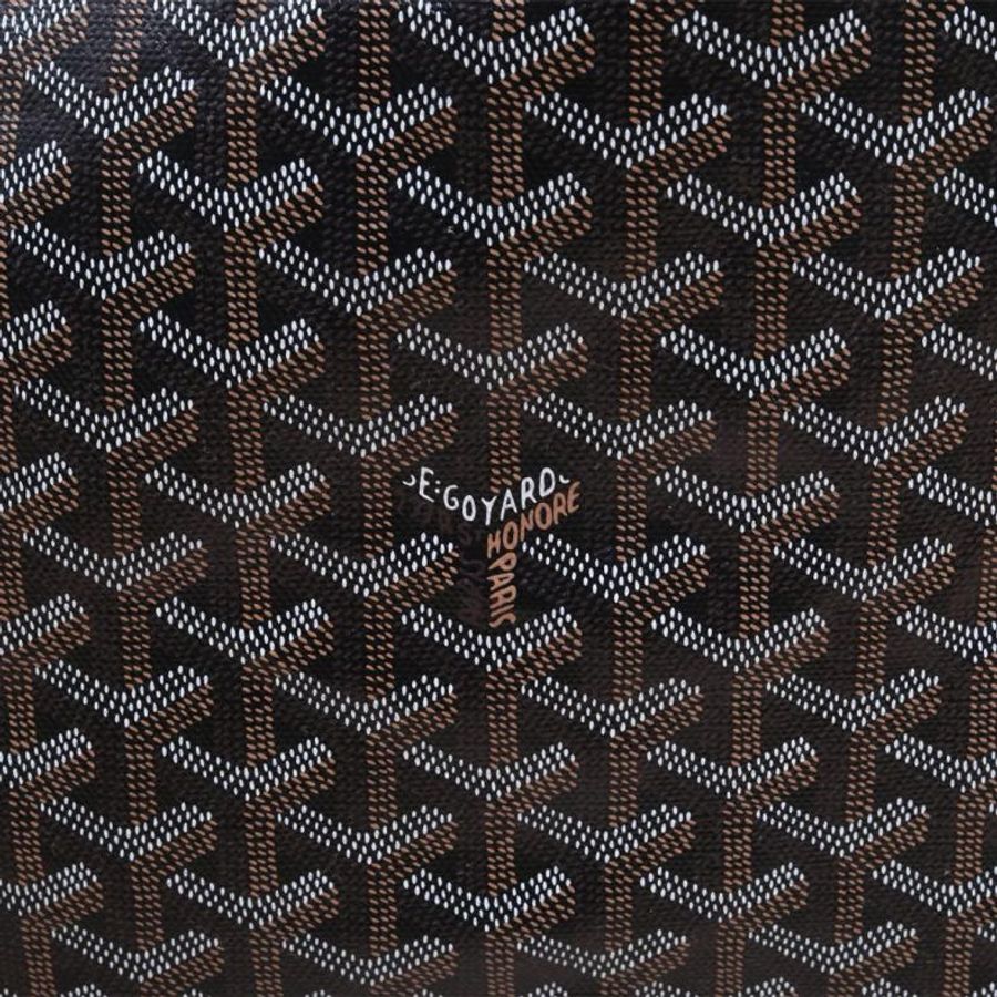 GOYARD(高雅德) Saint Louis 購物袋 子母包 40 大號 老花 PVC 銀扣-5