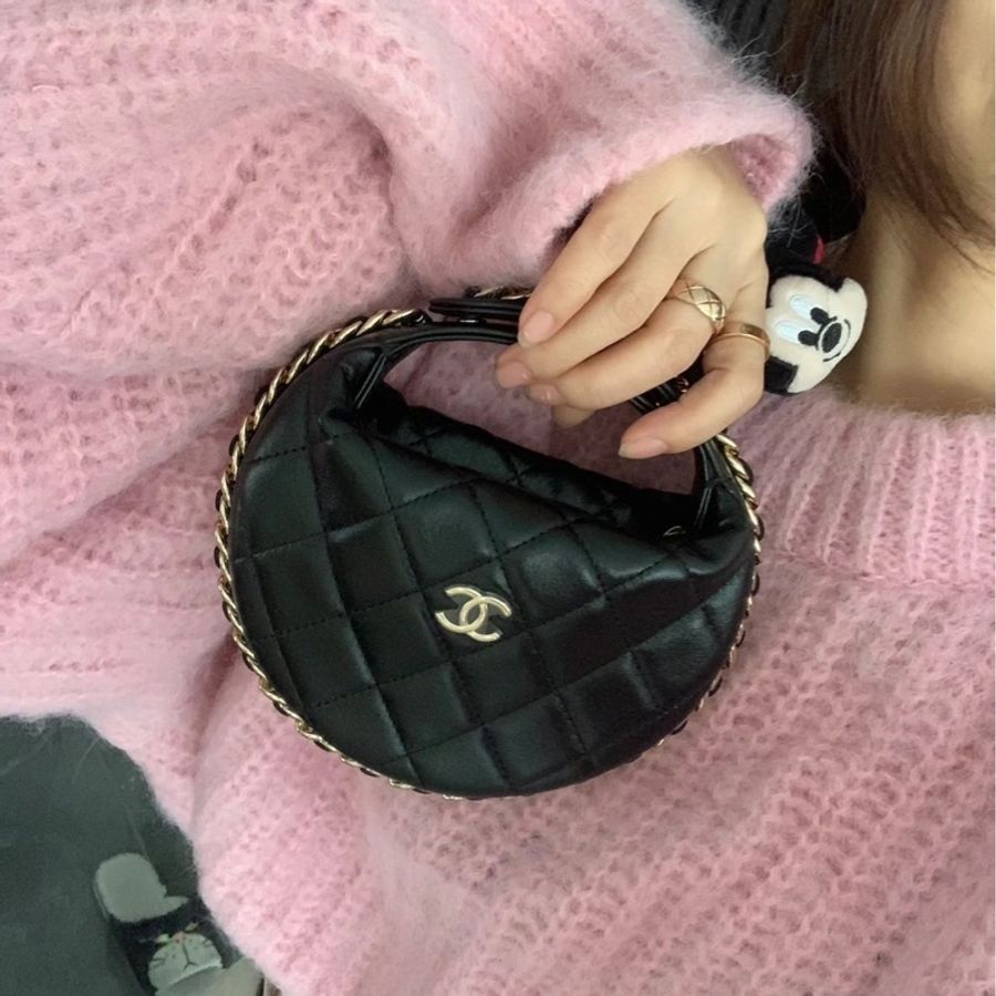 香奈兒 Chanel 月牙包 呼啦圈包-4