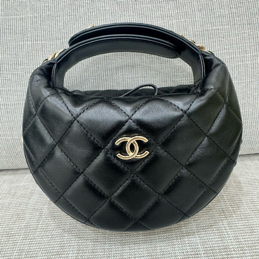 香奈兒 Chanel 月牙包 呼啦圈包-5