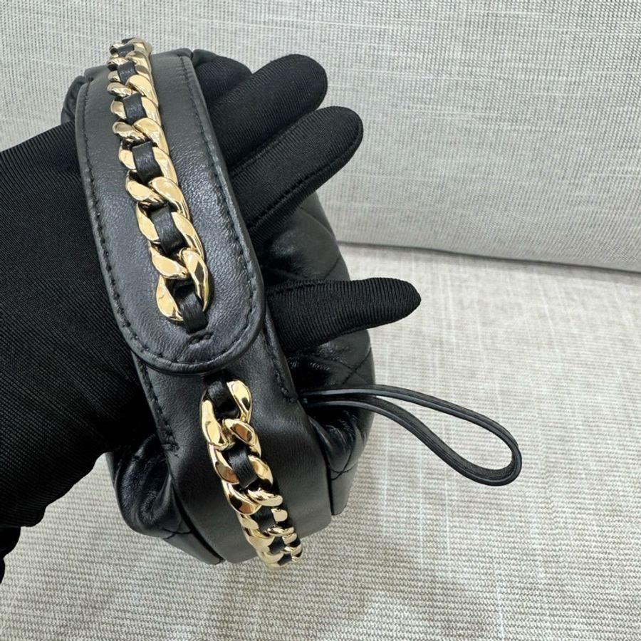 香奈兒 Chanel 月牙包 呼啦圈包-12