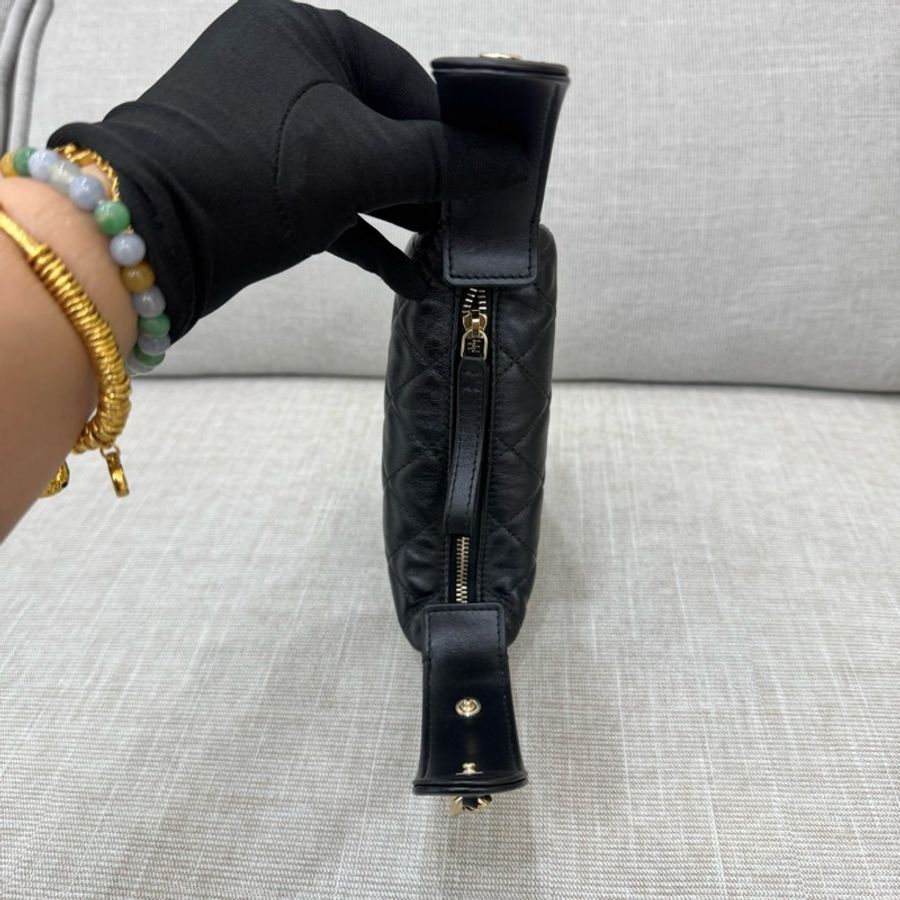 香奈兒 Chanel 月牙包 呼啦圈包-17