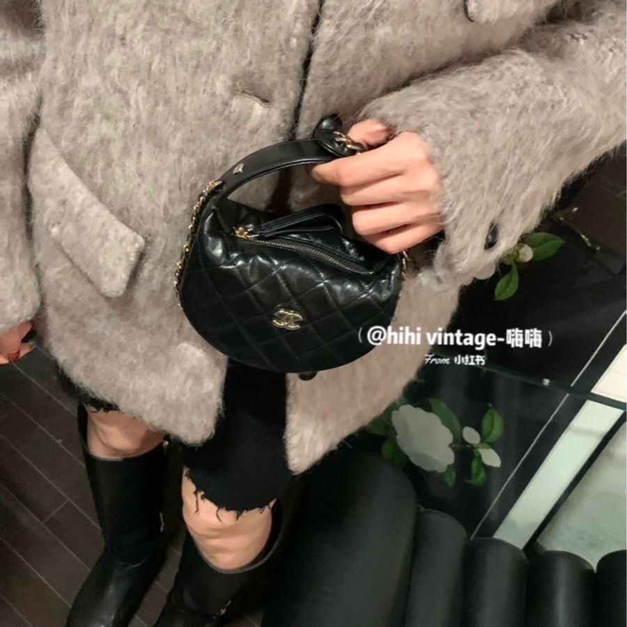香奈兒 Chanel 月牙包 呼啦圈包-21