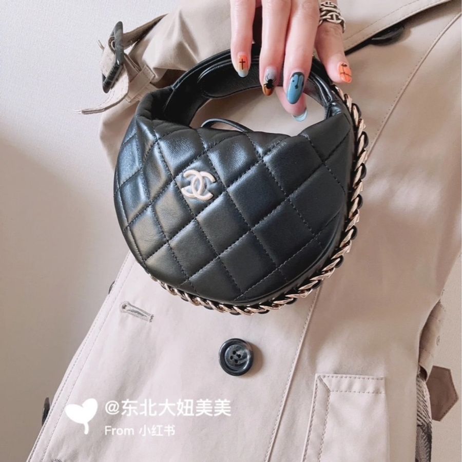 香奈兒 Chanel 月牙包 呼啦圈包-23