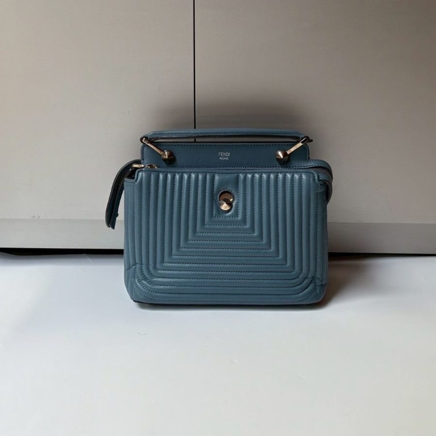 Fendi 藍色皮革兩用包 dotcom-0