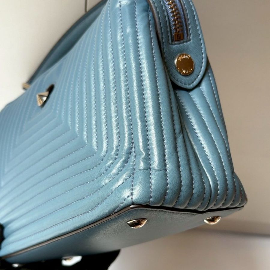 Fendi 藍色皮革兩用包 dotcom-5