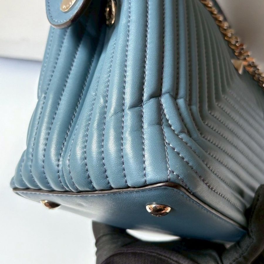 Fendi 藍色皮革兩用包 dotcom-6