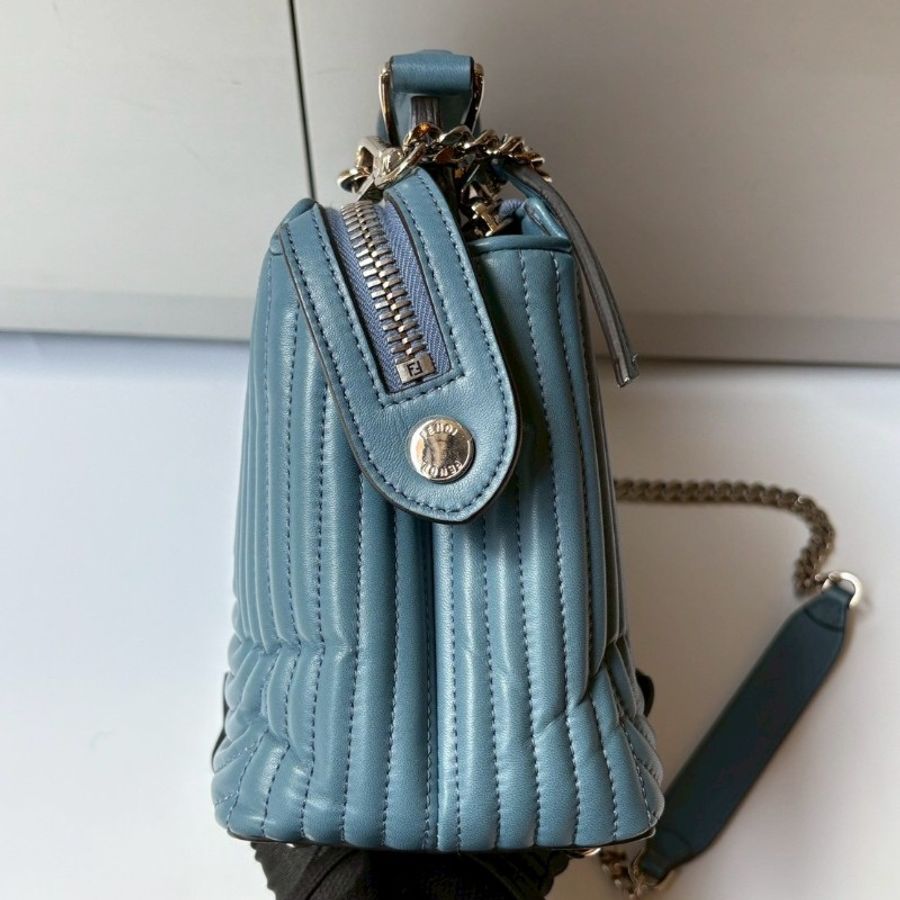 Fendi 藍色皮革兩用包 dotcom-7