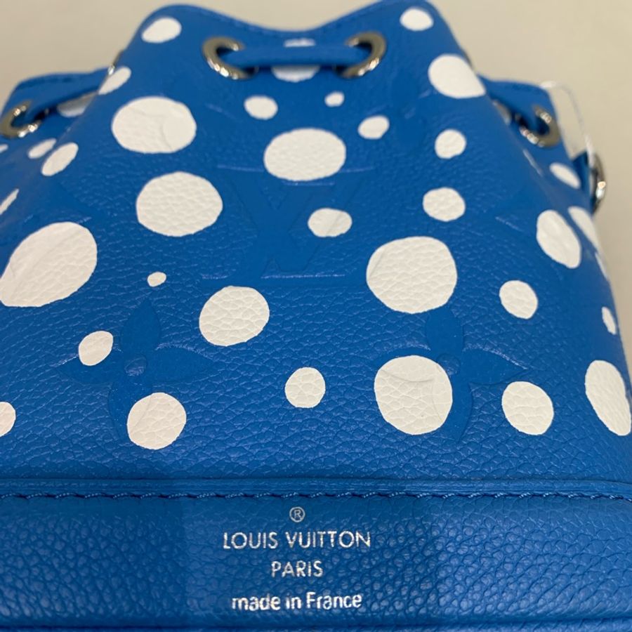 LV 白色波點藍色水桶包 I399WH-4