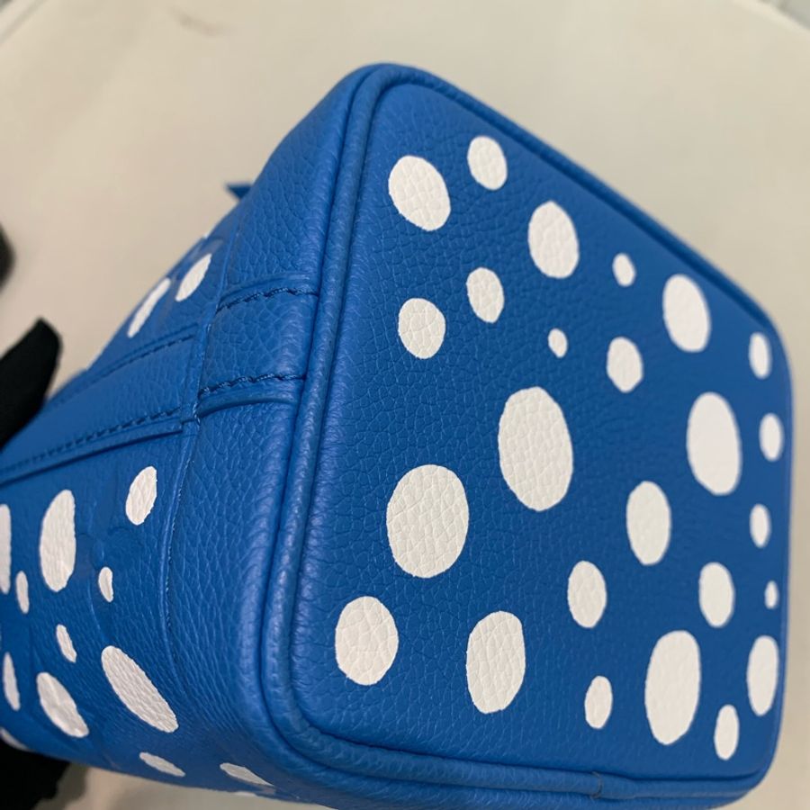 LV 白色波點藍色水桶包 I399WH-6