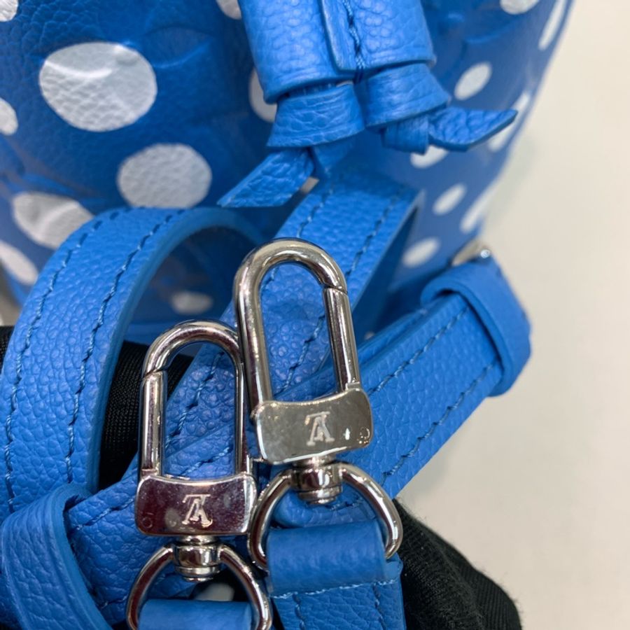 LV 白色波點藍色水桶包 I399WH-9