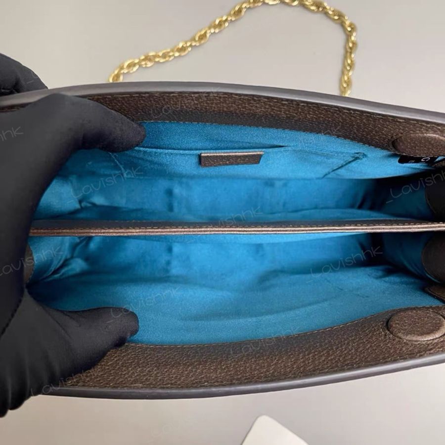 Gucci Ophidia小號 老花鏈條包-8