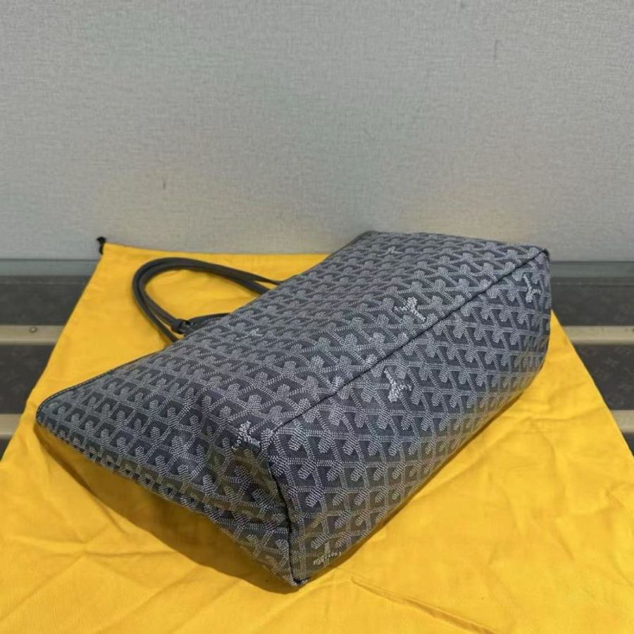 ✨GOYARD 灰色Y字老花中號肩背子母托特包 34*26*14 99新配件塵袋-4