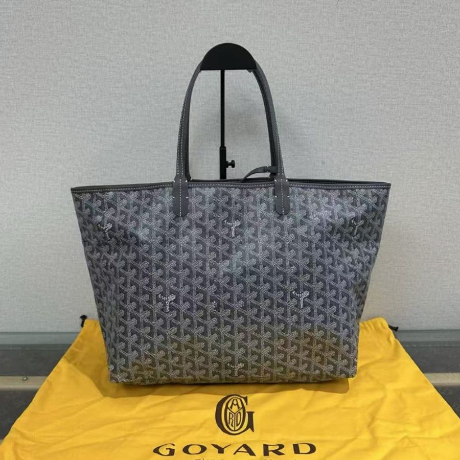 ✨GOYARD 灰色Y字老花中號肩背子母托特包 34*26*14 99新配件塵袋-5